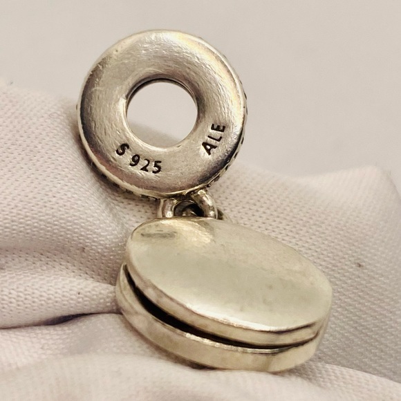 EUC Pandora 791988CZ Silver & 14k Gold Family Roots Tree Dangle Charm - Picture 13 of 14